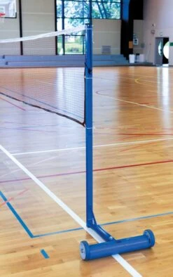 Kübler Sport® Mobiler Badminton-Pfosten SCHOOL
