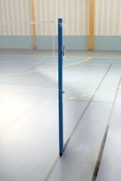 Kübler Sport® Badminton-Pfosten SCHOOL In Bodenhülsen