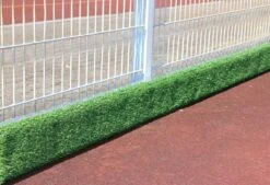 Prallschutzbohle Aus Kunststoff Mit Kunstrasen Beschichtet