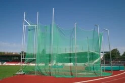 Diskus- & Hammerwurfschutzgitter In Bodenhülsen 7 Auf 10 M