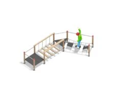 PLAYPARC® Wackelbrücke Kombination A