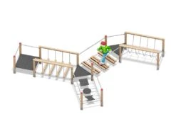PLAYPARC® Wackelbrücke Kombination B