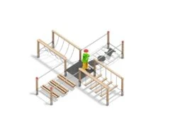 PLAYPARC® Wackelbrücke Kombination C