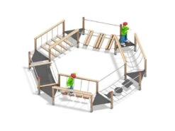 PLAYPARC® Wackelbrücke Kombination E