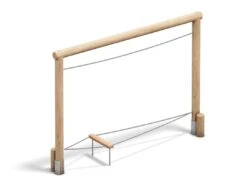 PLAYPARC® Balancier- & Kletterparkelement Spagatbrücke