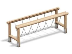 PLAYPARC® Balancier- & Kletterparkelement Kettenbrücke