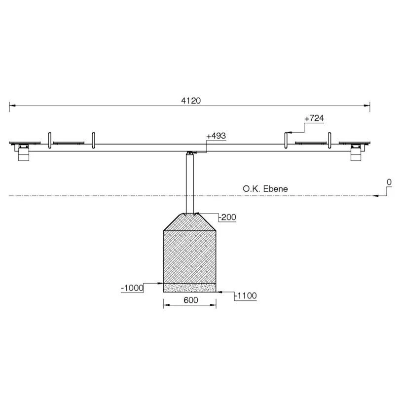 PLAYPARC® Metallwippe Viersitzer 5 PLAYPARC® Metallwippe Viersitzer – Bild 3